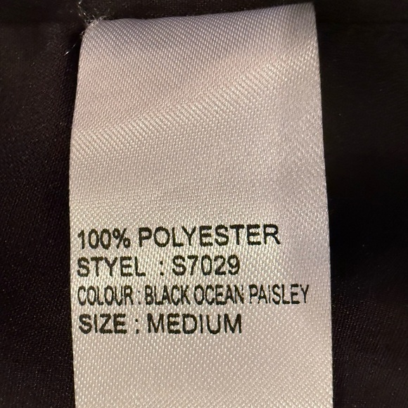 Elan Black & White Paisley Print Romper Size M NWT - Picture 9 of 9